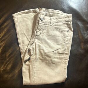 Mossimo Supply Co. Cream Skinny Jeans